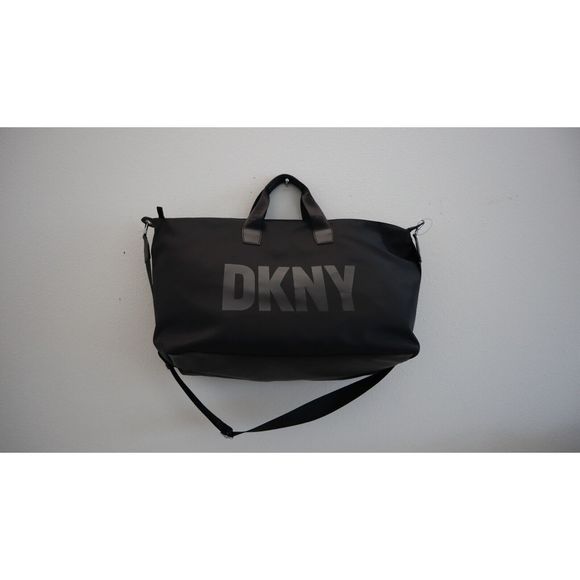 DKNY R24XEW09 Large Black Luca Overnighter Duffle Bag $228 - Picture 13 of 16